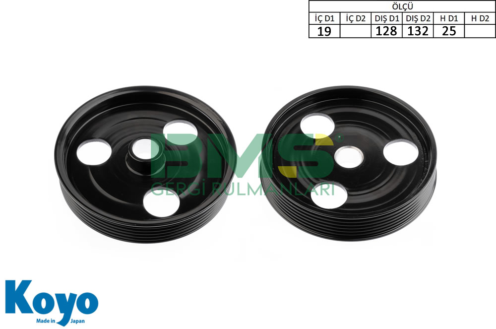 BMS 629 Nissan INTERSTAR-PRIMASTAR 1.9 - 2.0 01> Gergi Rulmanı 19x128/132x25